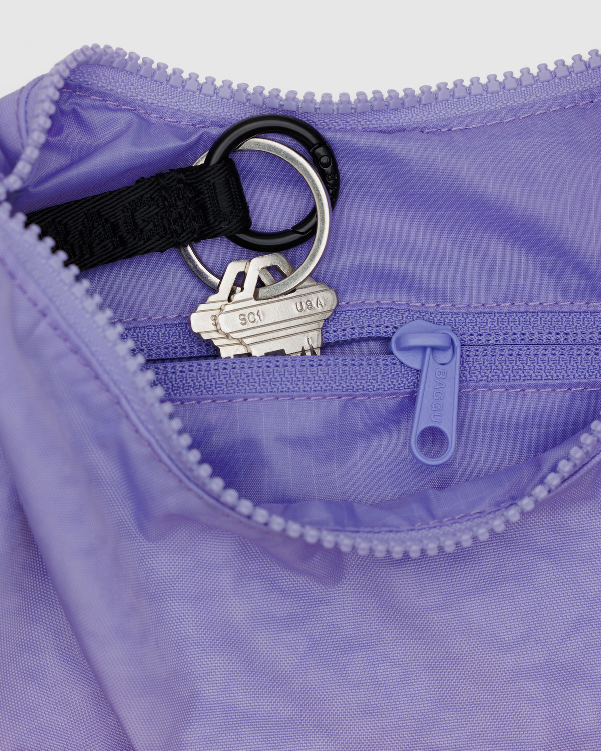 Small Nylon Crescent Bag - Image 3