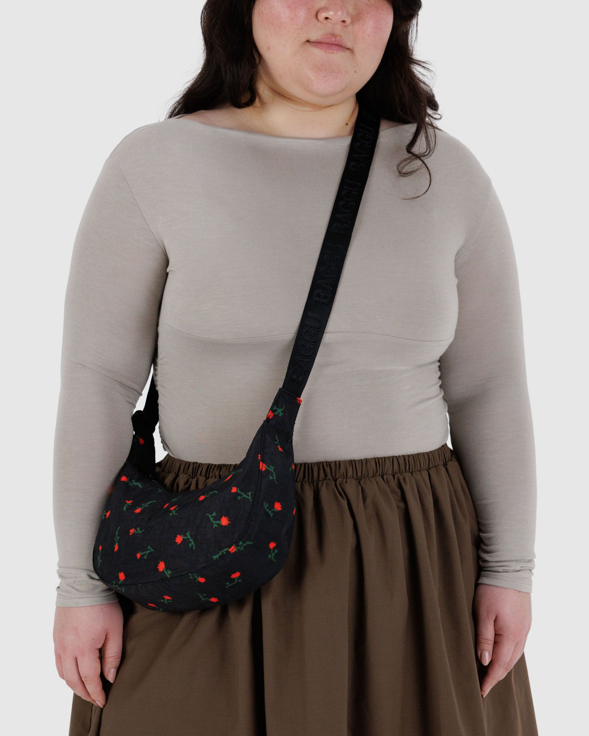 Small Nylon Crescent Bag - Image 2