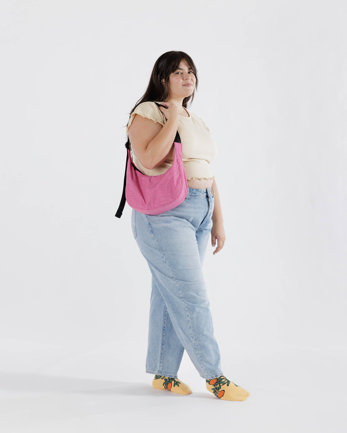 Medium Nylon Crescent Bag - Image 2