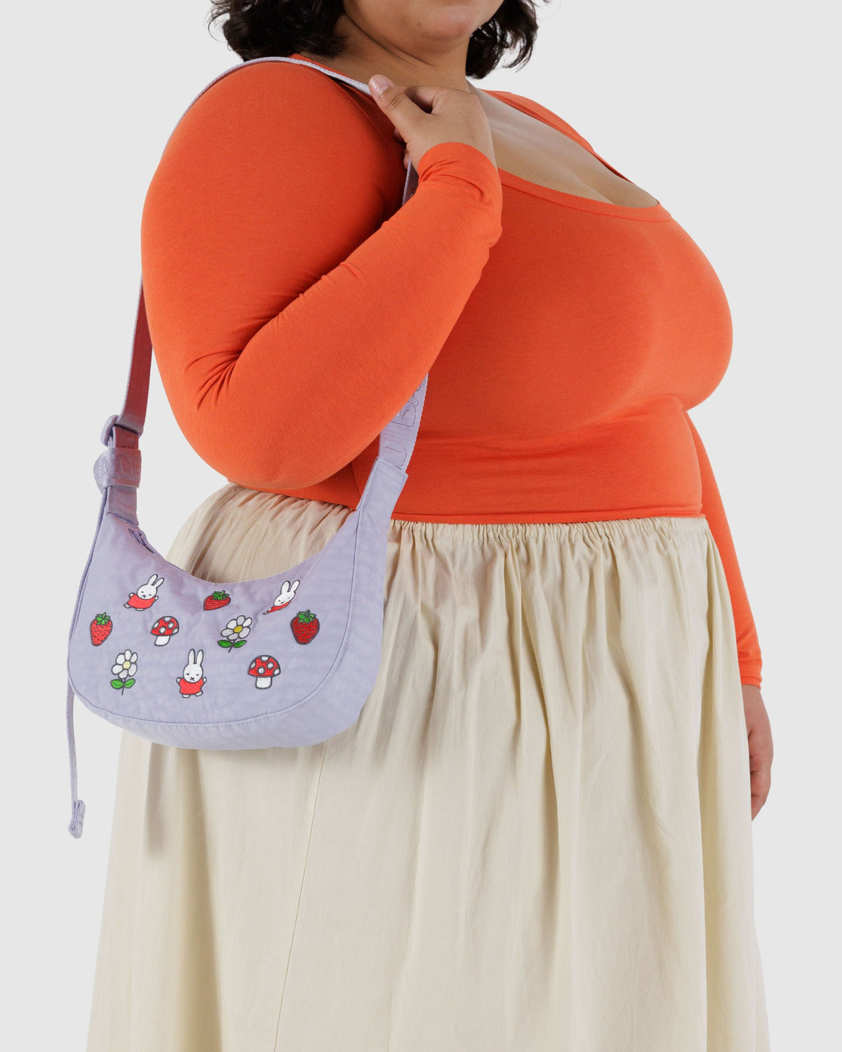 Small Nylon Crescent Bag - Image 3